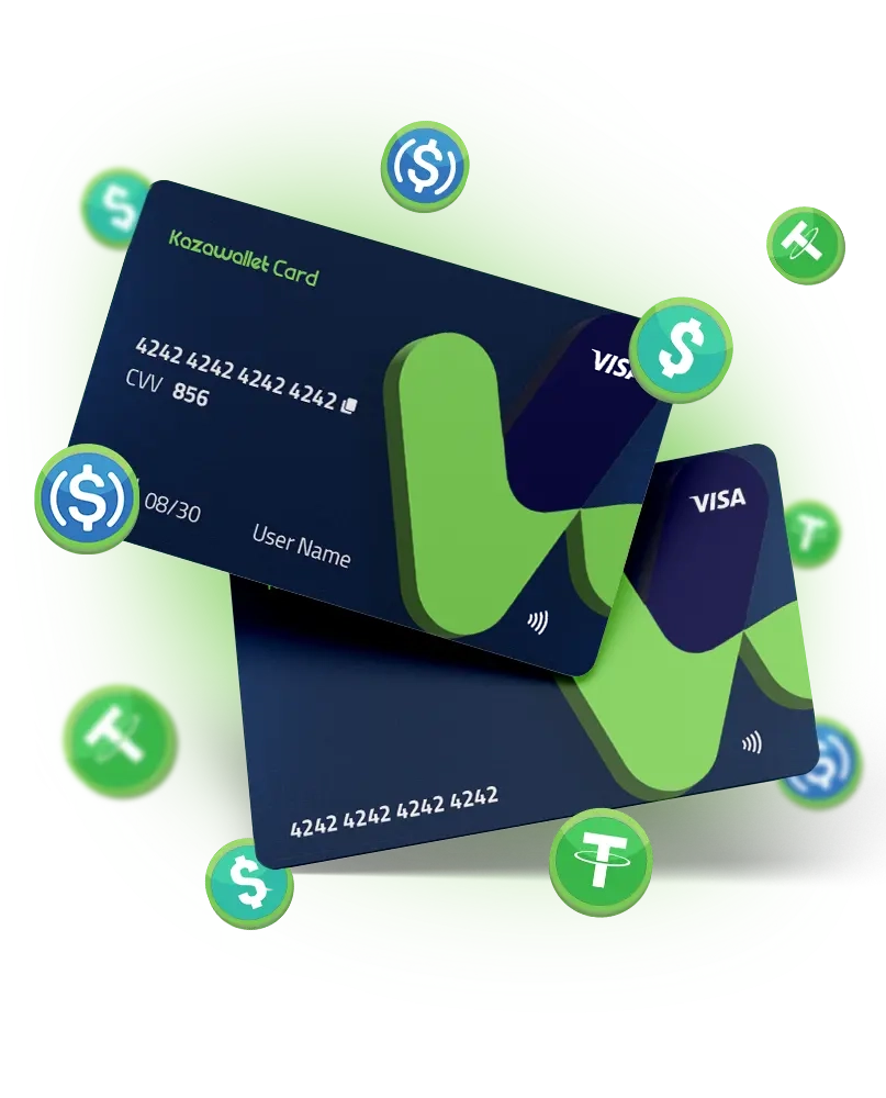 Kazawallet card preview